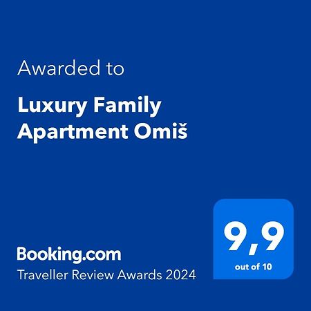 Luxury Family Apartment Omiš Exteriér fotografie