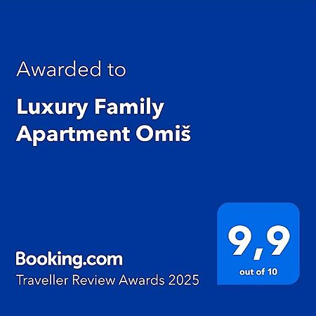 Luxury Family Apartment Omiš Exteriér fotografie